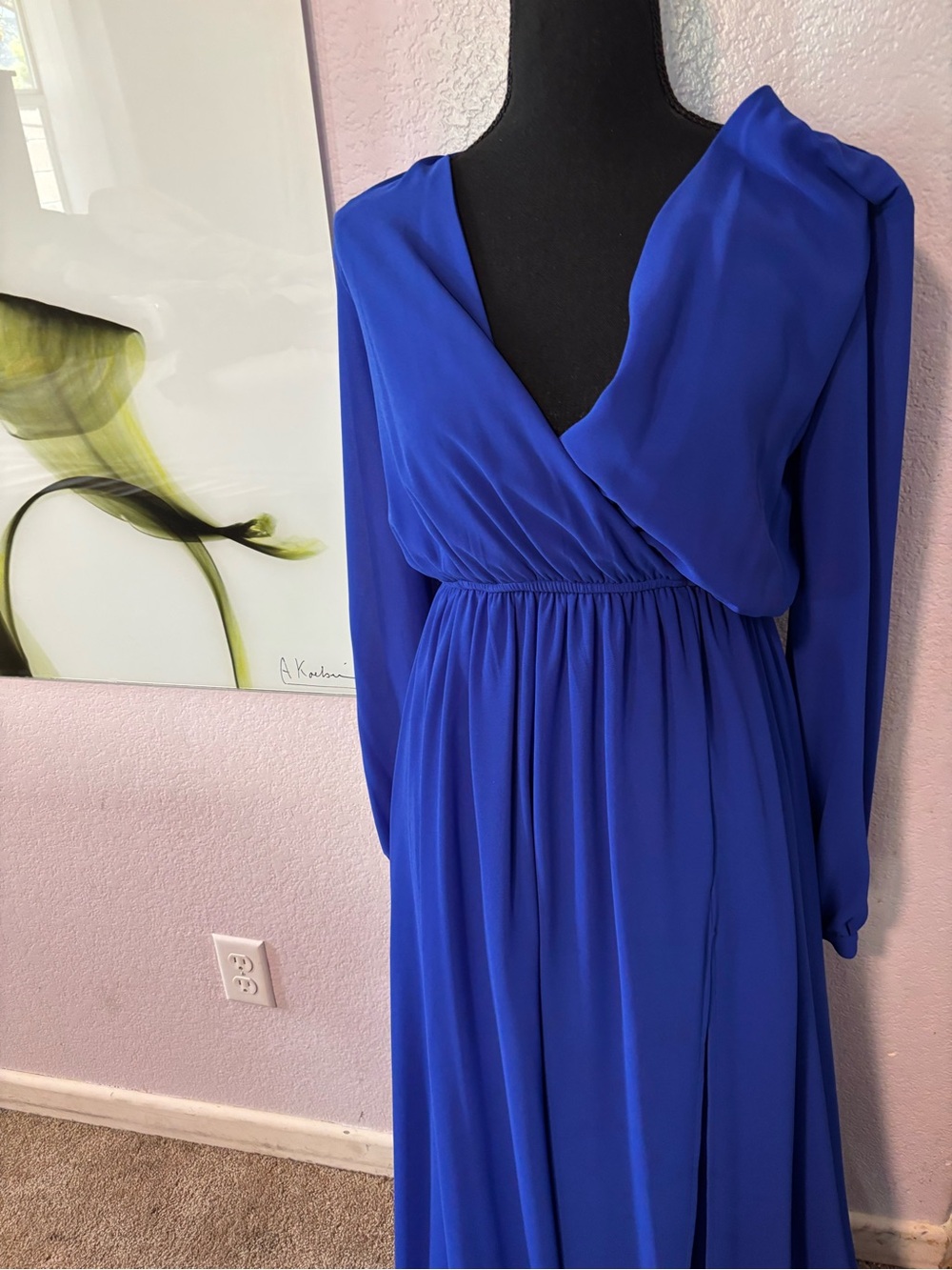 Lulus blue dress size small - Picture 2 of 7